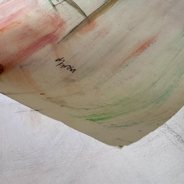 Brushwork detail