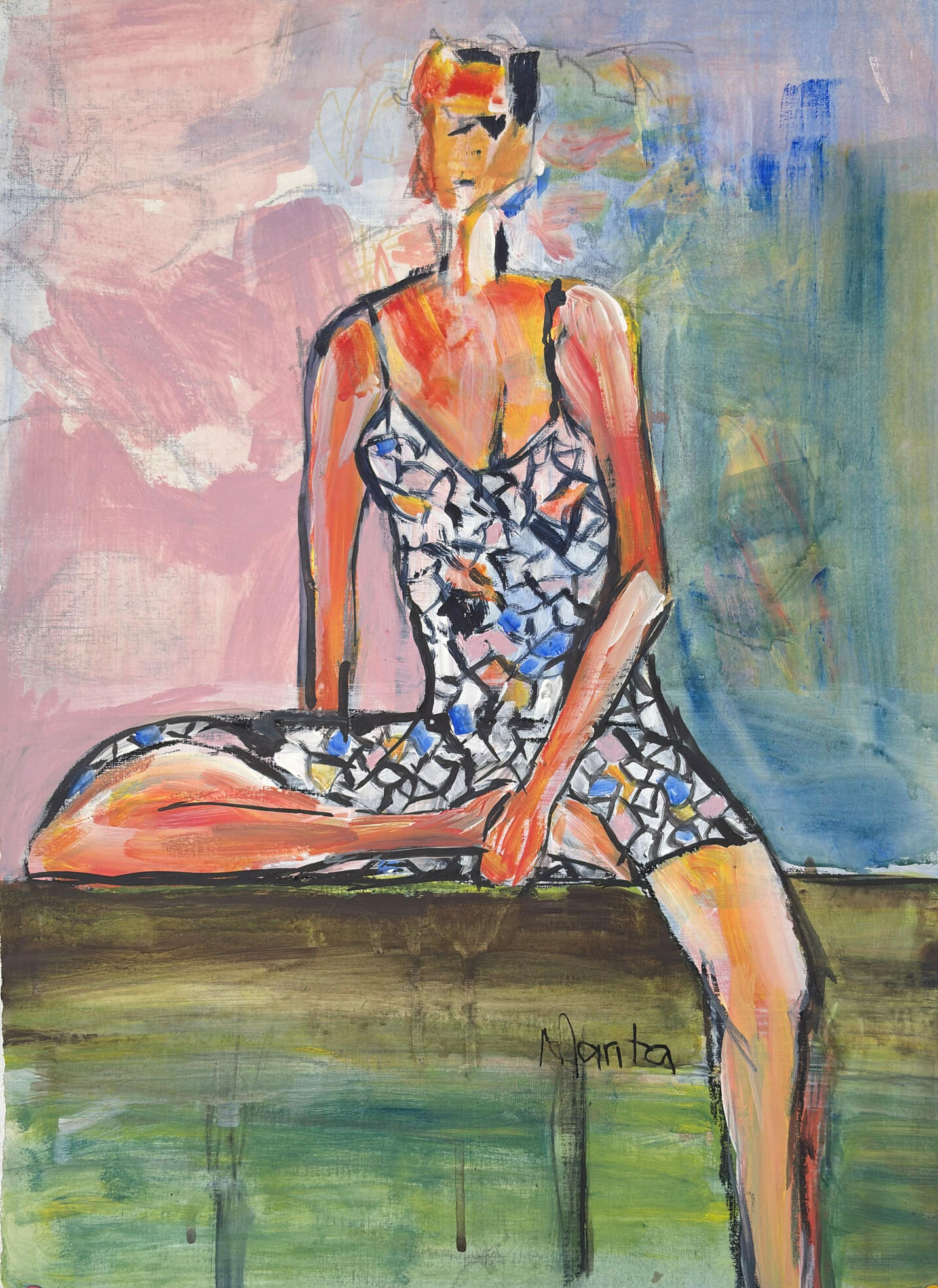 Mosaic 75 x 55 cm $1,100