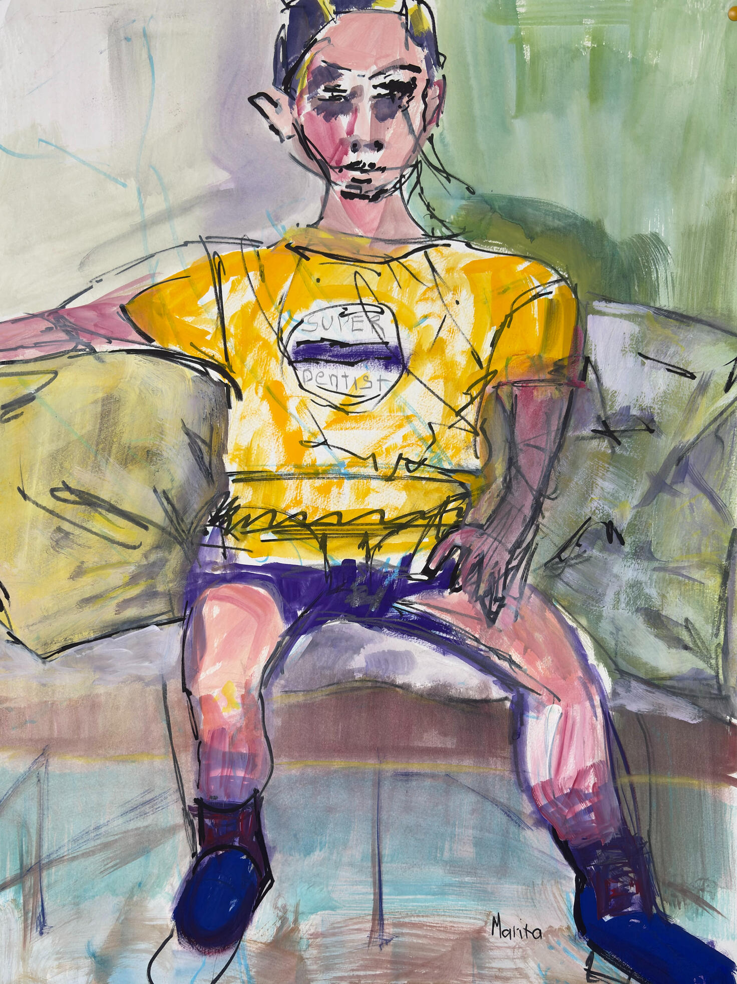 The Dentist 85 x 60 cm $1,900