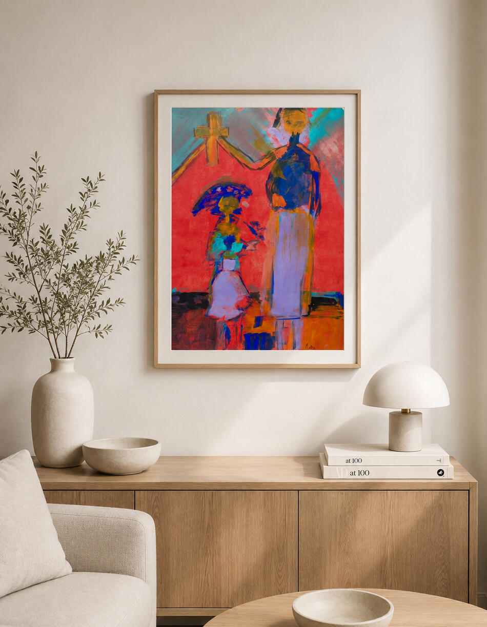 In a frame