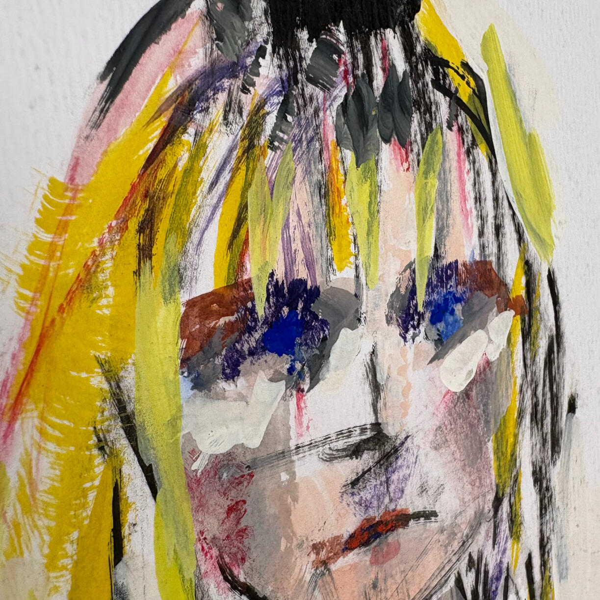 Brushwork detail