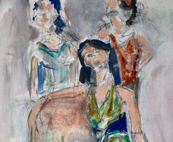 Brushwork detail