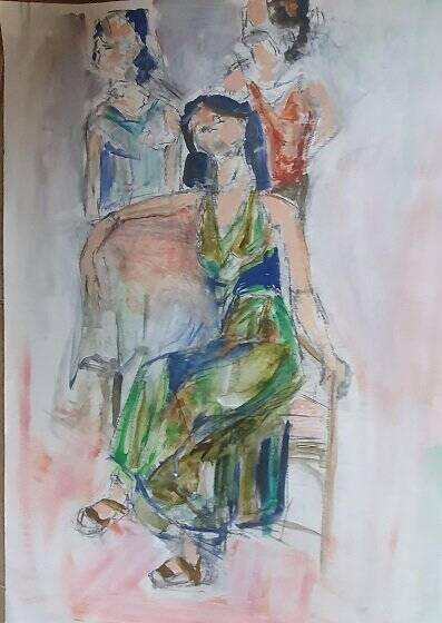 Tess and Me 85 x 60 cm